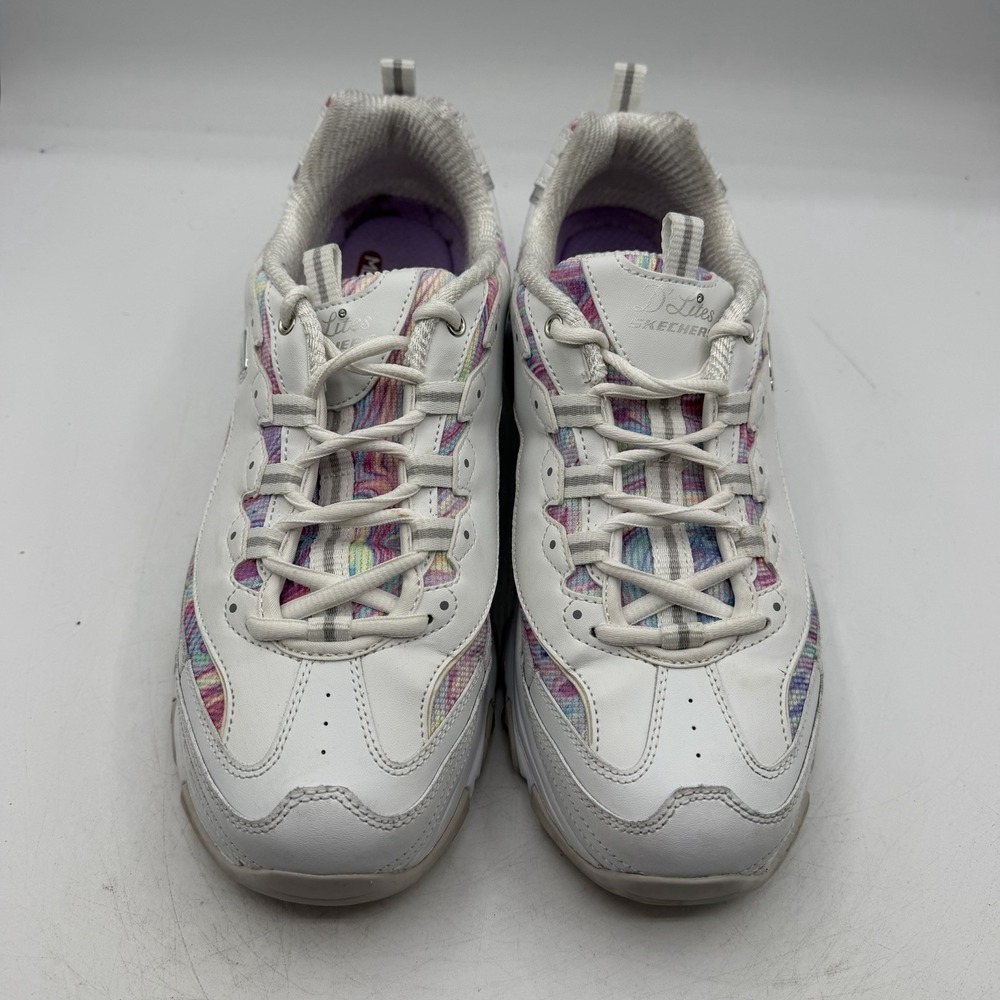 Skechers D'Lites Whimsical Dream Shes Women Sz 11 White/Colorful Sneakers 149789 - Picture 4 of 10